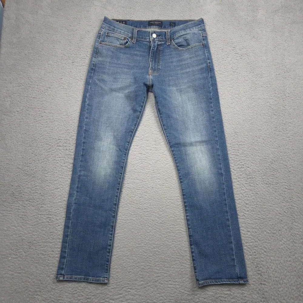 Lucky Brand 410 Athletic Slim Jeans Mens 30x30 Blue Stretch Denim Pants